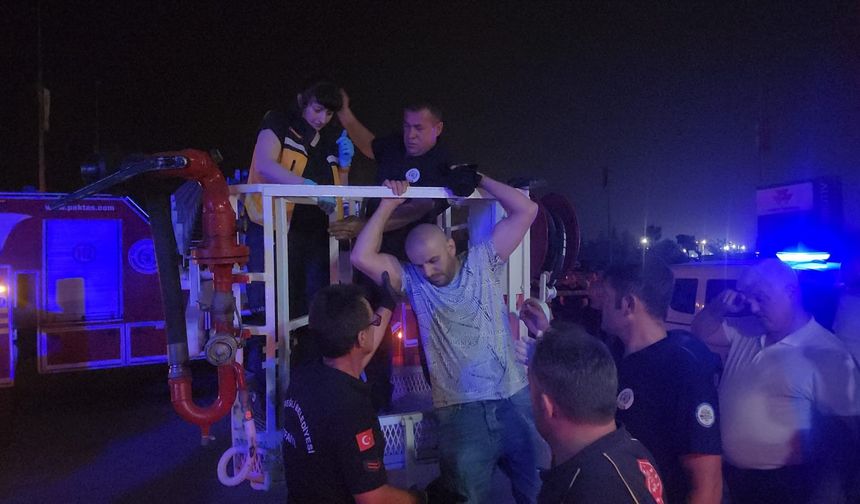 Zonguldak'ta elektrik akımına kapılan 2 işçi yaralandı