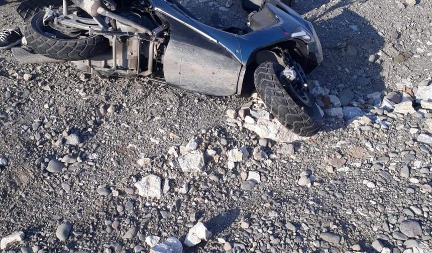 Alaplı'da motosiklet kazası:1 yaralı