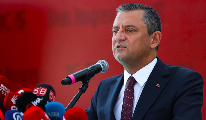 CHP lideri Özel'den sert sözler