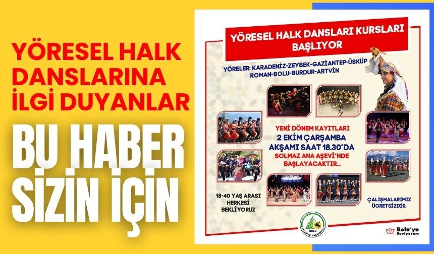 YÖRESEL HALK DANSLARINA İLGİ DUYANLAR BU HABER SİZİN İÇİN