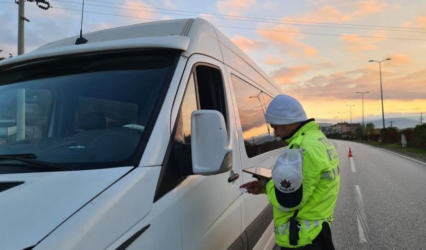 Karabük'te servisler denetim altında