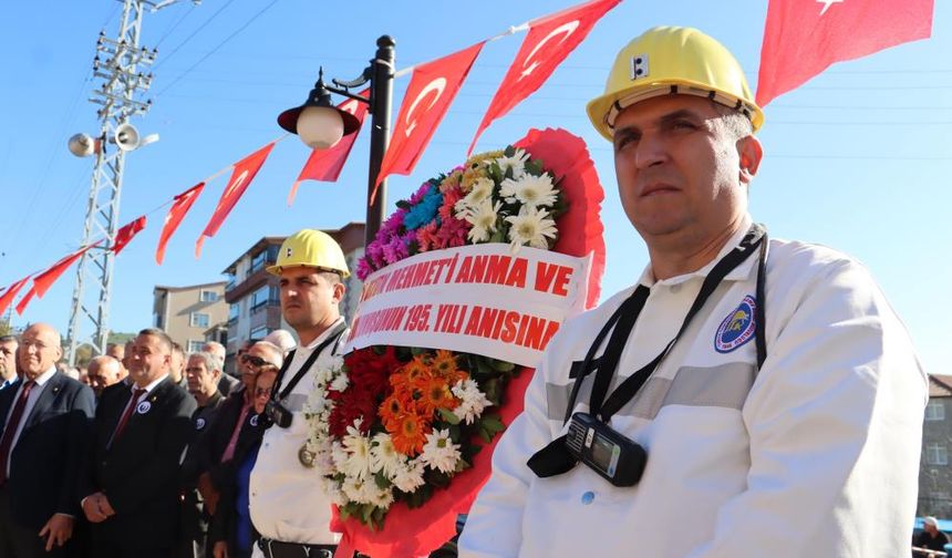 Taş kömürünü bulan Uzun Mehmet törenle anıldı