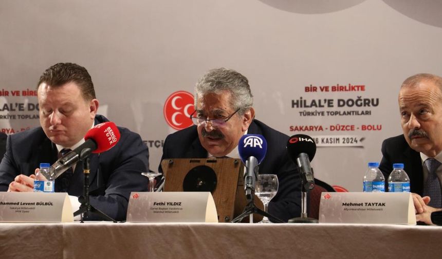 MHP Genel Başkan Yardımcısı Yıldız: "Bize kalırsa milletvekilliği dokunulmazlığında makul esas, kürsü dokunulmazlığıdır