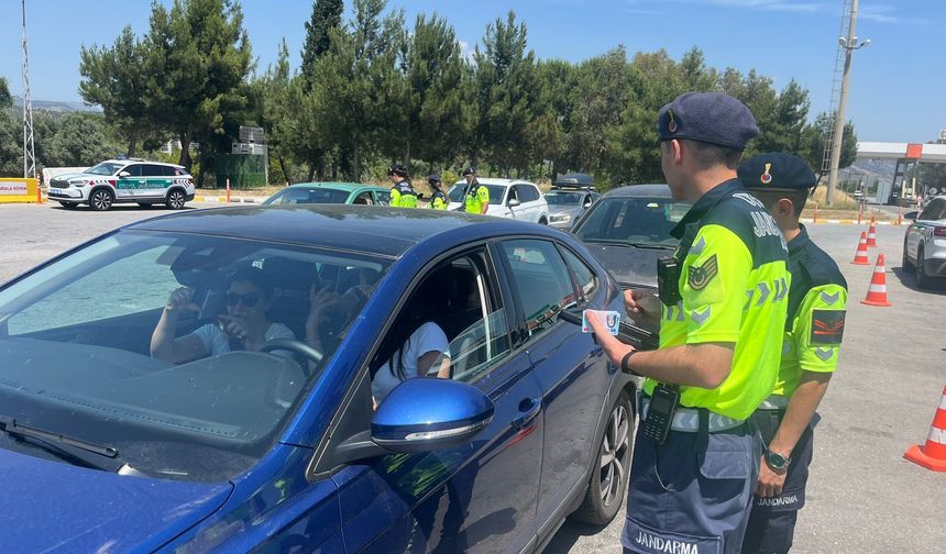 Aydın jandarması bayram trafiğine karşı teyakkuzda