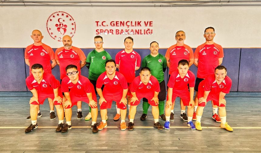 Down Sendromlu Futsal Milli Takımı'nda hedef üst üste 3. kez Avrupa şampiyonluğu