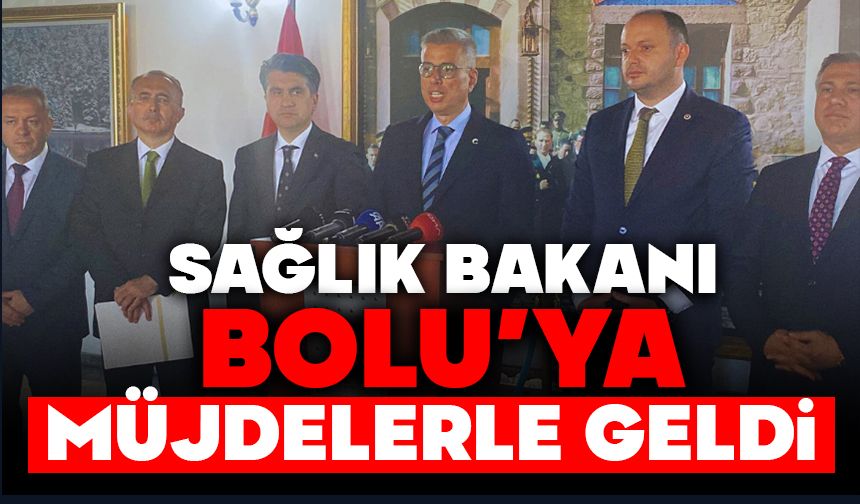 Sağlık Bakanı Bolu için hastane müjdesini verdi