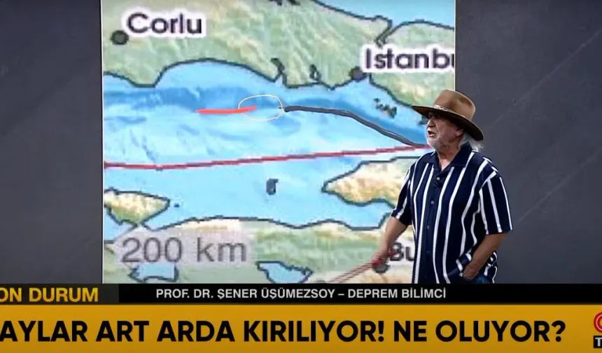 Şener Üşümezsoy'dan İstanbul açıklaması: Büyük deprem olmayacak