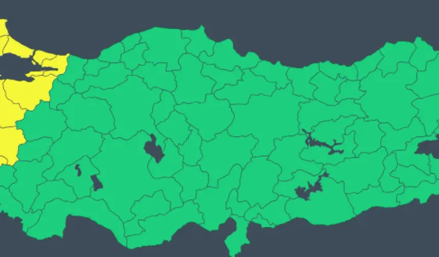 11 ilde sarı kod alarmı: Kuvvetli rüzgar ve fırtına uyarısı