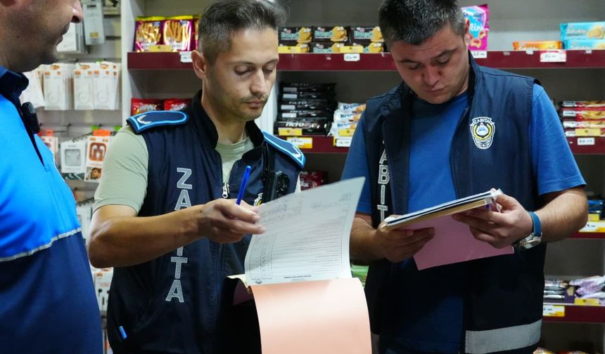 Zabıta ve il sağlıktan terminalde denetim