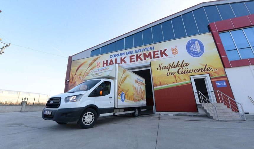 Çorum Halk Ekmek’te 210 gram ekmek 10 TL'ye satılacak
