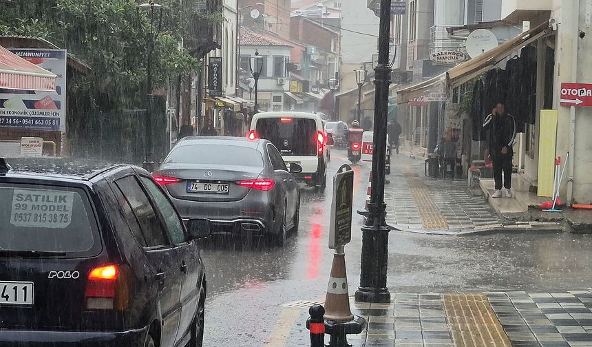 Bartın'da yağış etkiliyor