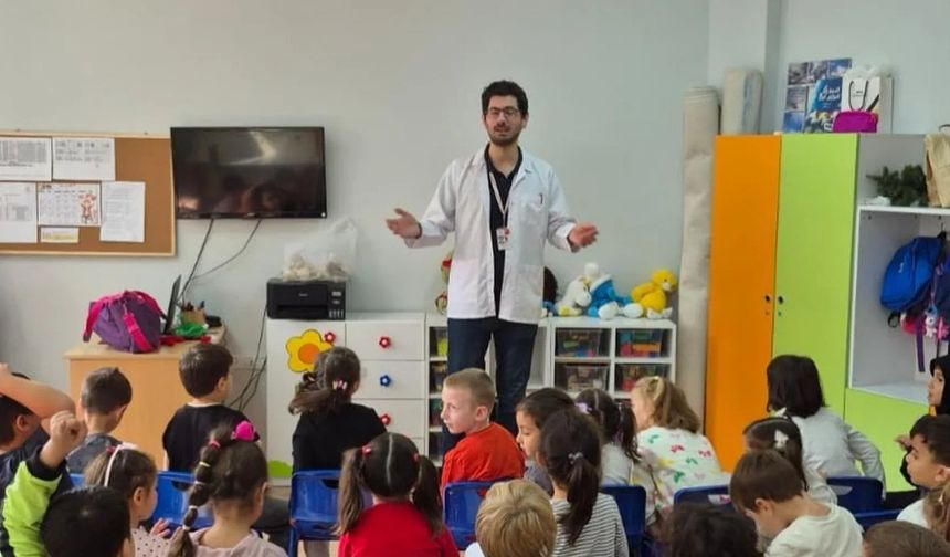 Sinop'ta miniklere sağlıklı yaşam eğitimi