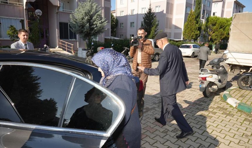 Şehit ailesini duygulandıran sürpriz