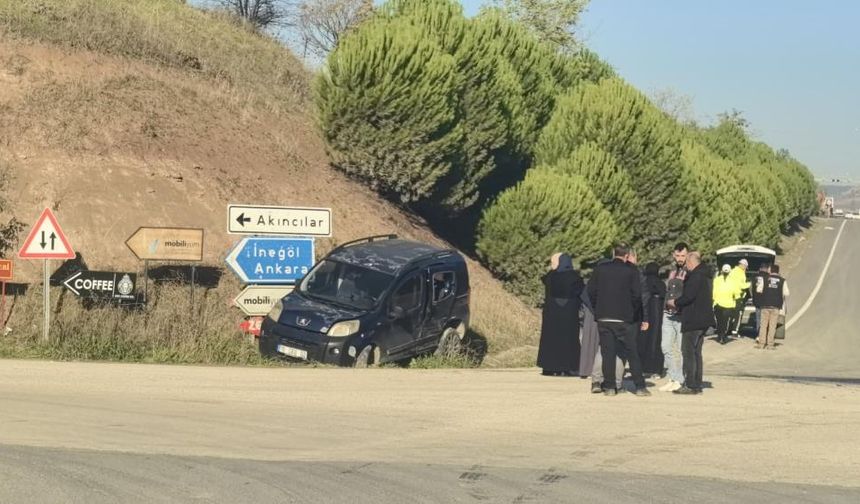 Çarpışmanın etkisiyle kanala uçtu