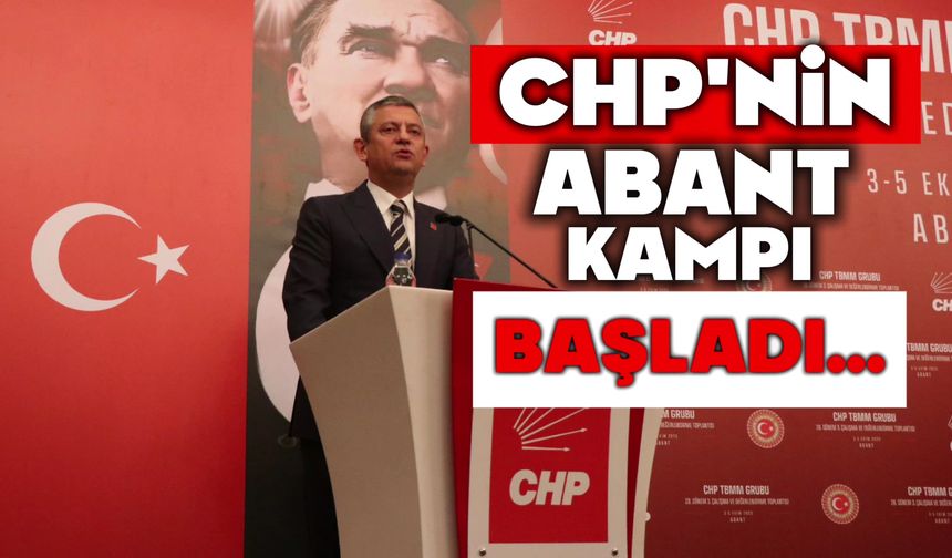 CHP’nin Abant kampı başladı