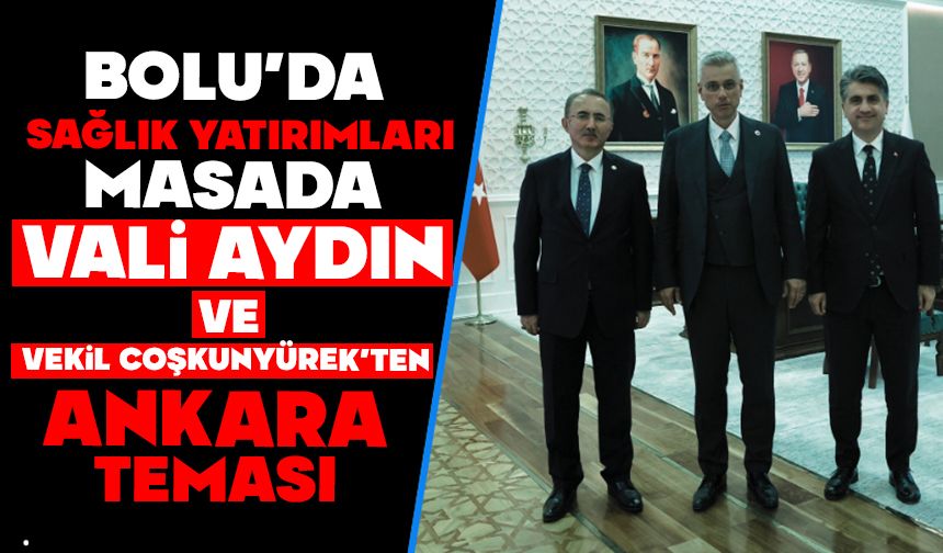 BOLU’DA SAĞLIK YATIRIMLARI MASADA