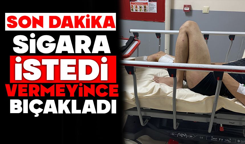 Sigara istedi, vermeyince bıçakladı