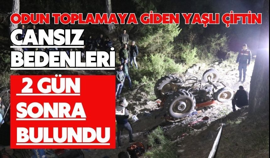 Odun toplamaya giden yaşlı çiftin cansız bedenleri 2 gün sonra bulundu