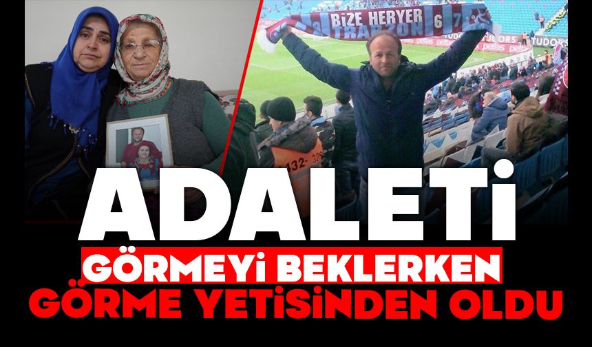 Adaleti görmeyi beklerken görme yetisinden oldu