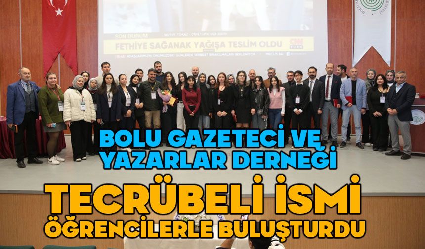 Bolu Gazeteci ve Yazarlar Derneği'nden önemli etkinlik