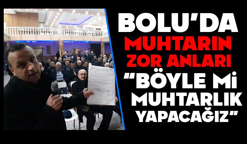 Muhtarın zor anları: "Benim hiçbir şeyden haberim yok"