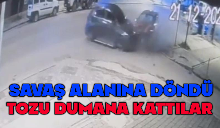 Kontrolden çıktı ortalık savaş alanına döndü