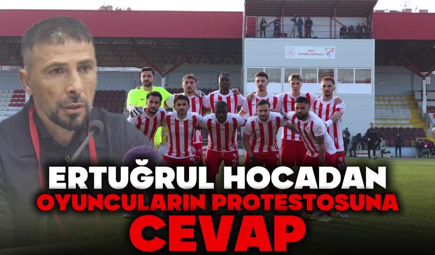 Ertuğrul hoca’dan oyuncuların protestosuna cevap