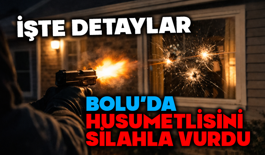 Bolu'da husumetlisini silahla vurdu