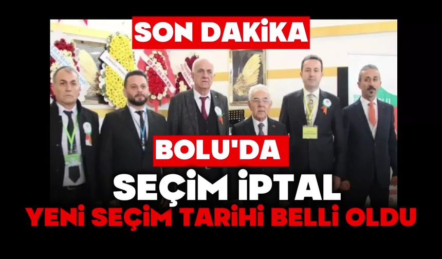 SEÇİM İPTAL,YENİ SEÇİM TARİHİ BELLİ OLDU