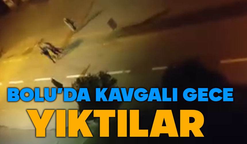 Bolu’da “Bahar” Diye Bağıran Şahısla Mahalleli Arasında Kavga Çıktı