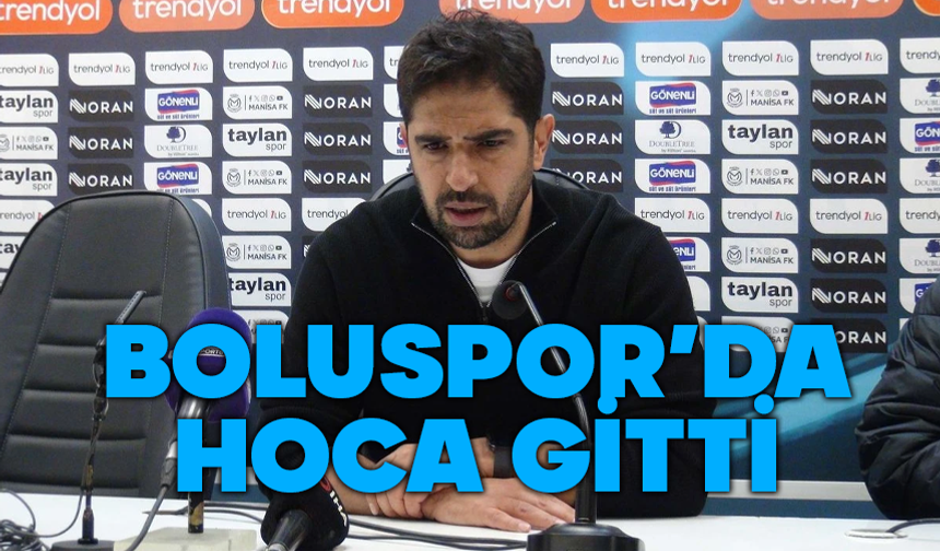 Boluspor'da bir ayrılık daha