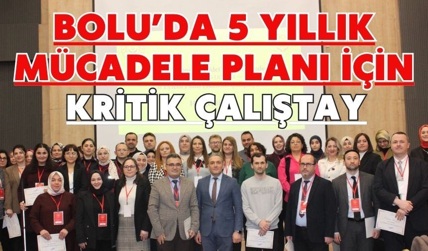 BOLU’DA 5 YILLIK MÜCADELE PLANI İÇİN KRİTİK ÇALIŞTAY