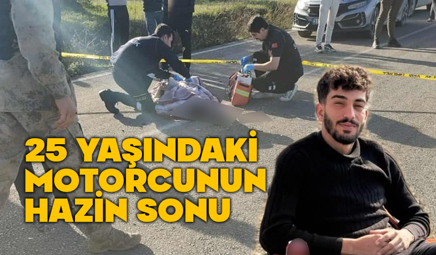 Kamyonetle çarpışan sürücünün acı sonu