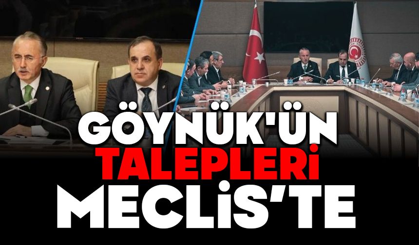 GÖYNÜK’ÜN TALEPLERİ MECLİS’TE