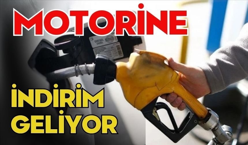 Motorine indirim geliyor