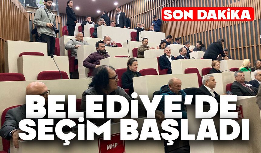Bolu Belediye Meclisi’nde Başkan Vekilliği Seçimi Başladı