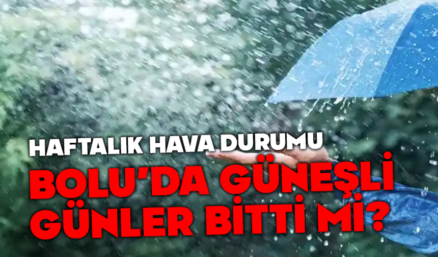 Bolu’da Yazdan Kalma Hava Yerini Yağmur ve Kara Bırakıyor