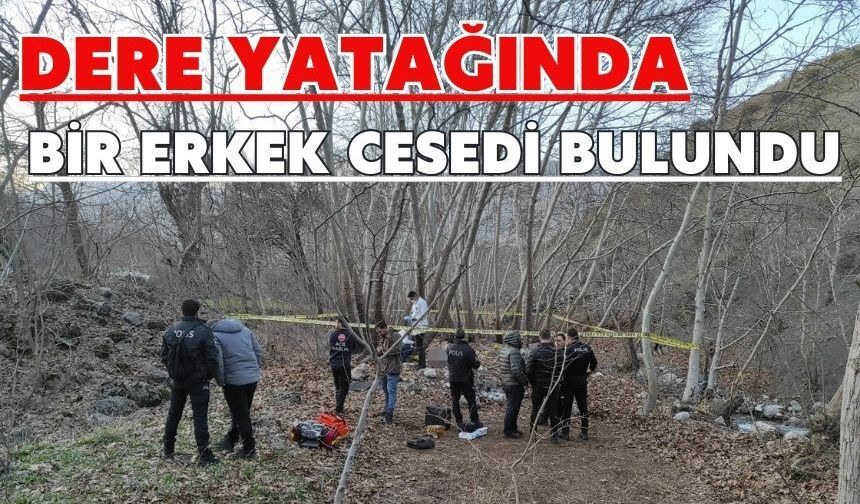 Dere yatağında bir erkek cesedi bulundu