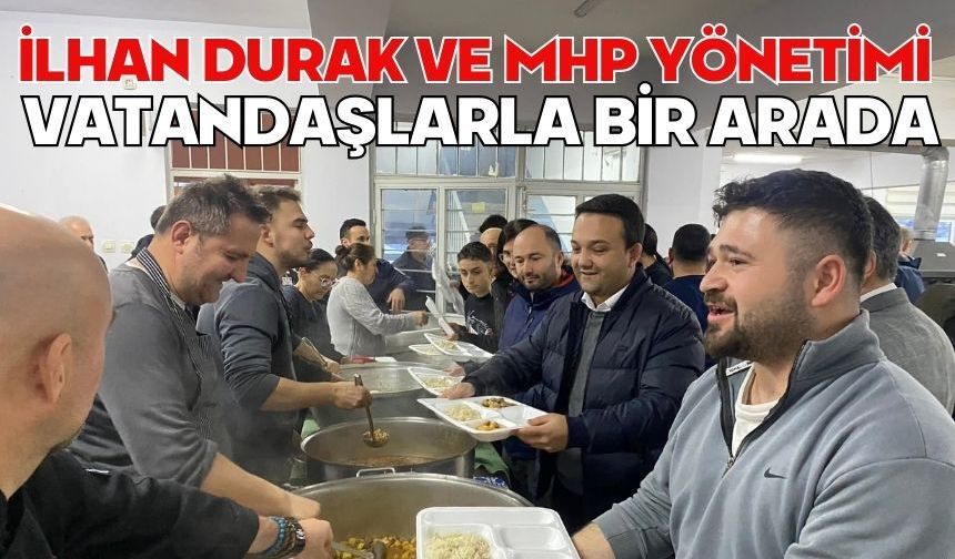 İlhan Durak ve MHP Yönetimi Vatandaşlarla Bir Arada