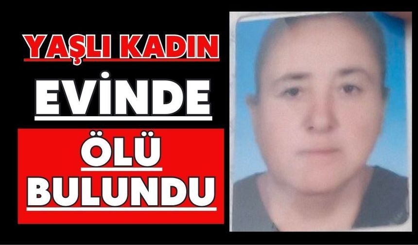 Yaşlı kadın evinde ölü bulundu