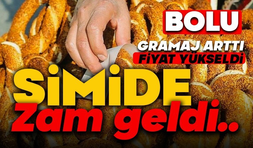 Bolu’da Simit Fiyatlarına Zam, Ne kadar Oldu?