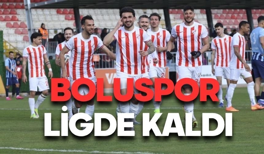 Boluspor ligde tutunmayı başardı