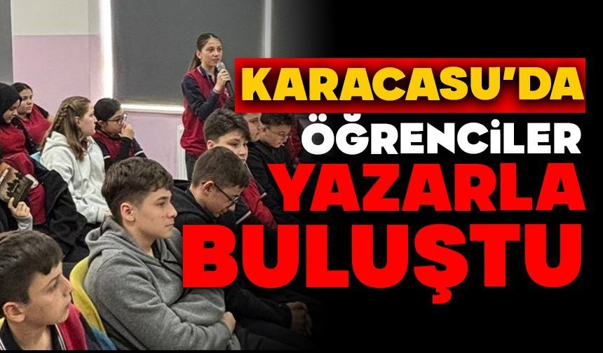 Karacasu’da Öğrenciler Yazarla Buluştu
