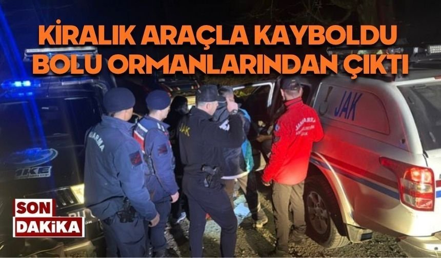 Bolu'da kayıp şahıs ormanda bulundu