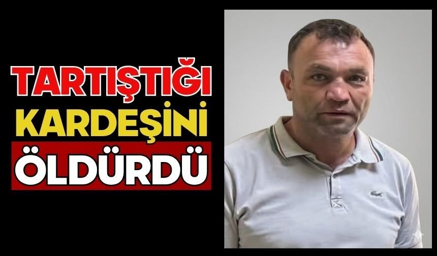 Tartıştığı kardeşini öldürdü