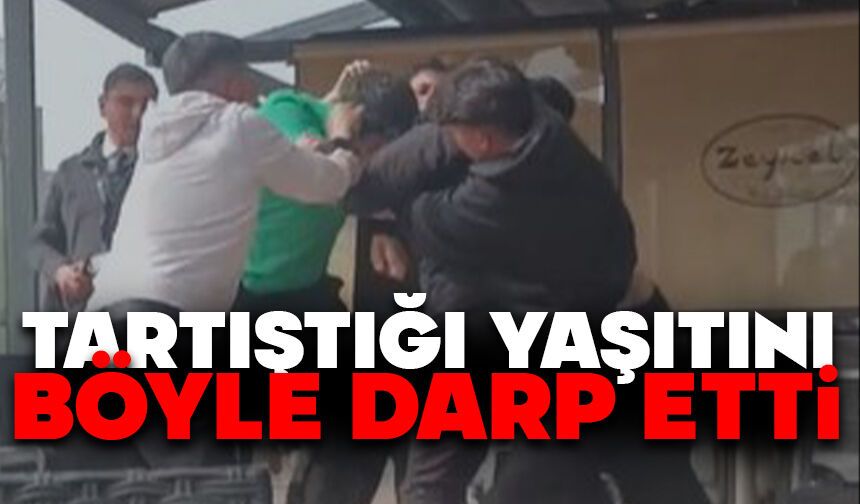 Tartıştığı yaşıtını böyle darp etti