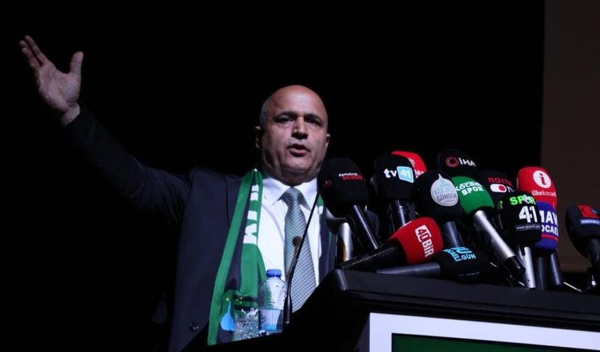 Kocaelispor'da Recep Durul yeniden başkan seçildi