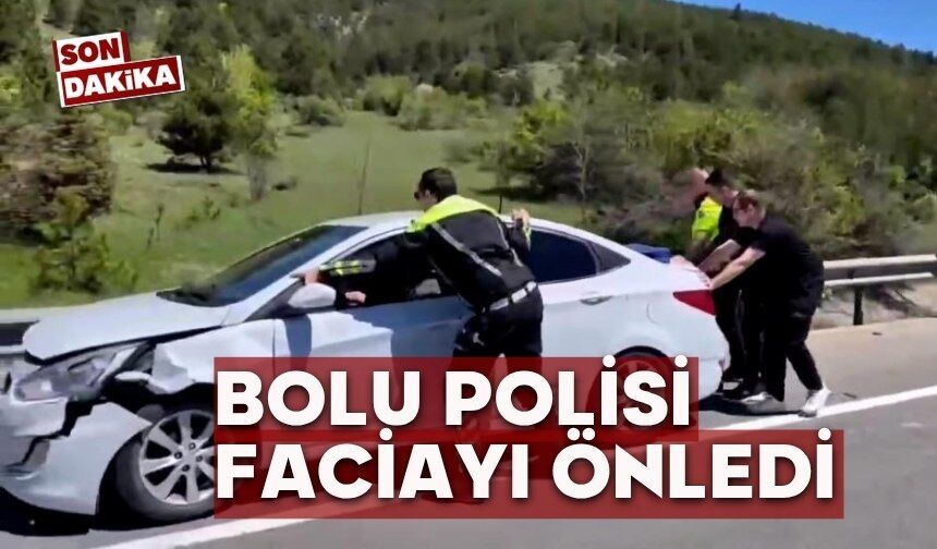 Bolu polisi faciayı önledi