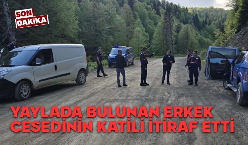Yaylada bulunan cesedin katili itiraf etti