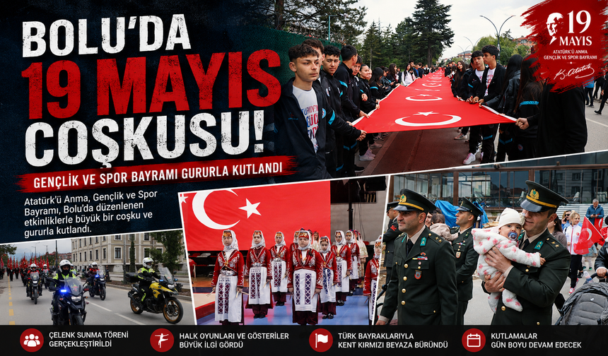 Bolu'da 19 Mayıs coşkusu